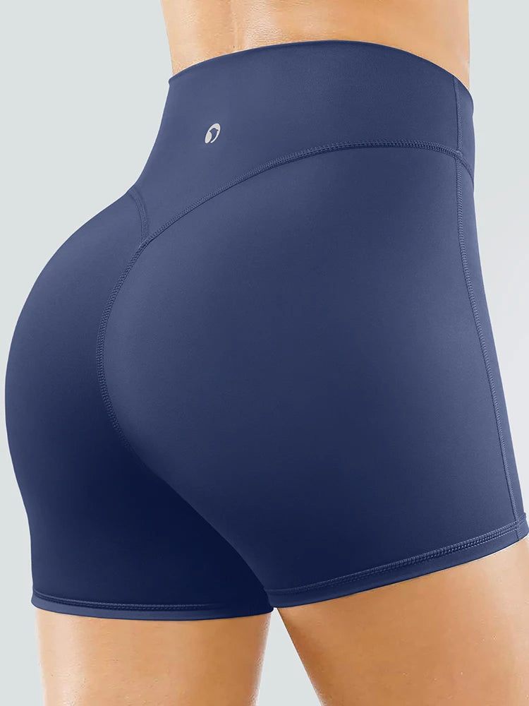 Summer Women's High-Waist Breathable Yoga Shorts High Elastic Running Tights Leggings Cycling Workout Gym Sports Shorts Tahsi Fashion House