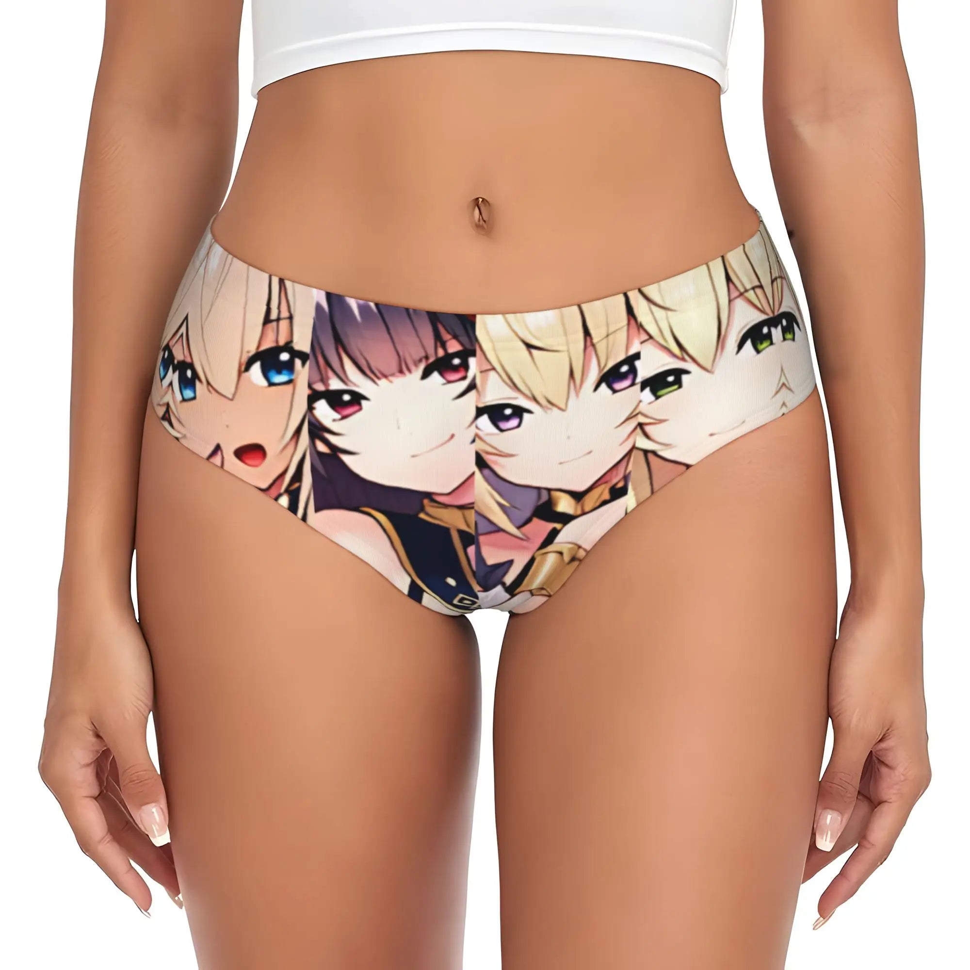 Game Japan Anime Tenkafuma  Brief Panties Women Comfort Stretch Comic  Underwear