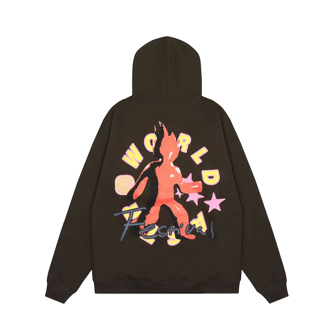 Y2k Streetwear Flame Person Letter Print Hooded Sweatshirts for Men and Pullover Ropa Hombre Sudaderas Fleece Baggy Hoodies - ATFH