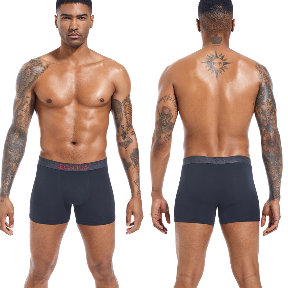 4pcs Cotton Boxers For Man Underwear Slip High Quality Men's Panties Sexy Homme Underpants Boxer Shorts Calecon Trunks