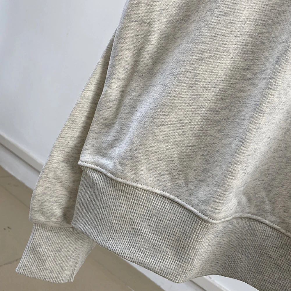 Rowan AAPK-Y012 Women O-Neck Long Sleeve Female Pullover Letter Embroidery Sweatshirts Vintage Casual Sports Lady Top 2026 - ATFH
