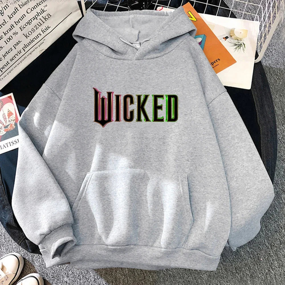 Hot Aesthetic Wicked Movie Fan Graphic Hoodie 2025 Men/women Hoodies Aesthetic Fashion Casual HipHop Sweatshirt Harajuku Unisex - ATFH