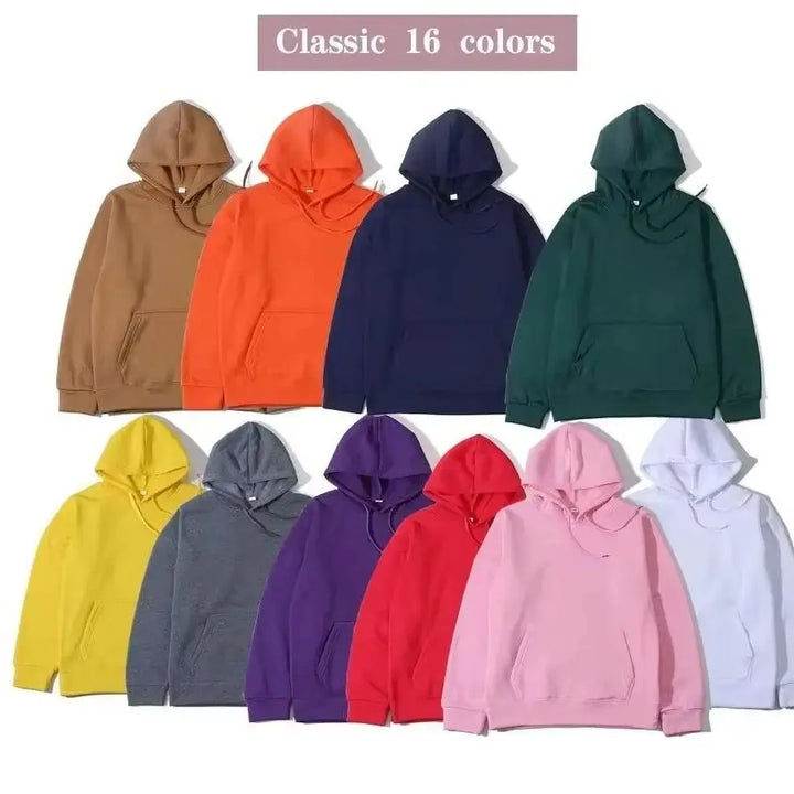 2025 Autumn/Winter New Men's and Women's Comfortable Casual Hoodie Outdoor Sports Running Wool Warm Fashion Casual Hoodie - ATFH