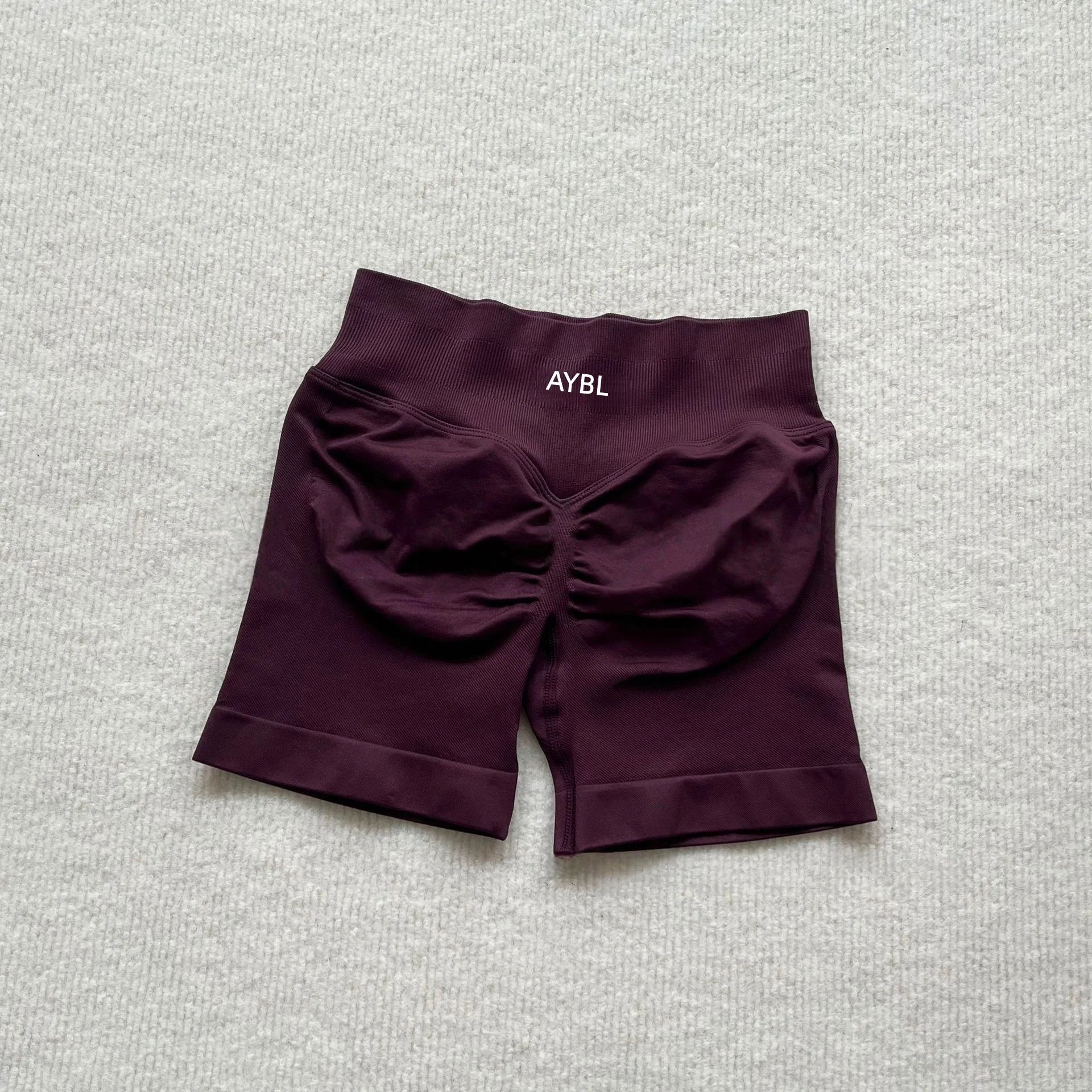 Yoga Shorts Fashion Adapt Seamless Women Seamless Sports Yoga Shorts Low Ribbed Band Gym Empower Seamless Shorts Fitness Workout Tahsi Fashion House
