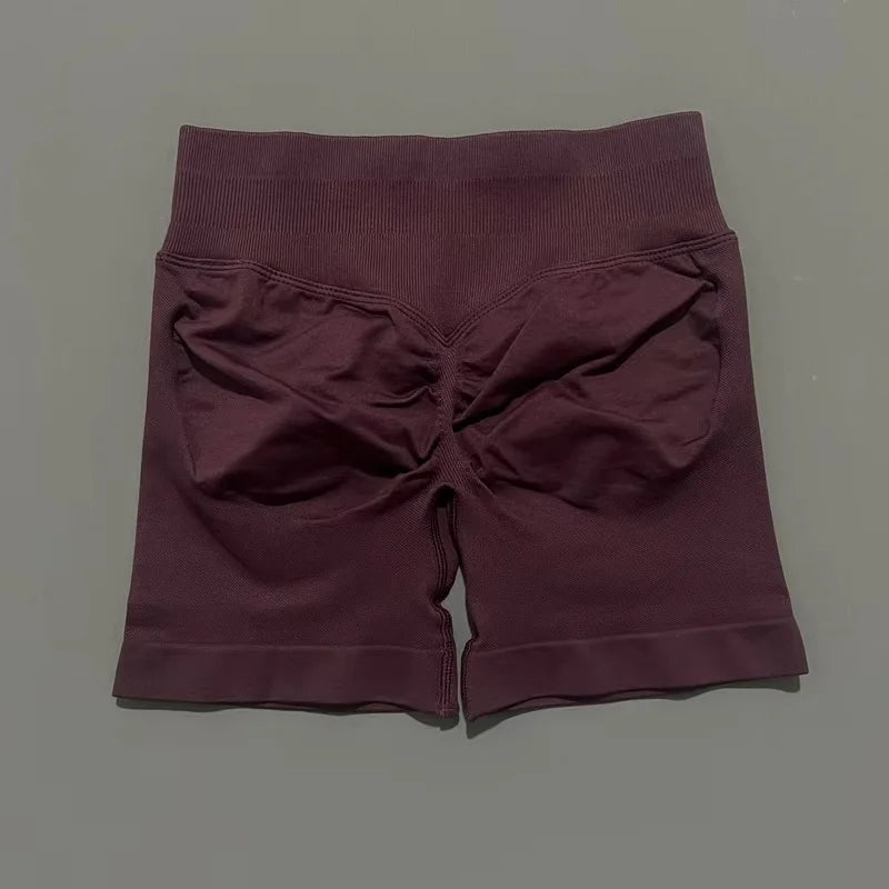 Women Gym Shorts Workout Scrunch Butt Seamless Leggings Seamless Yoga Leggings Bicycle Running Sportswear Fitness Sports Shorts Tahsi Fashion House