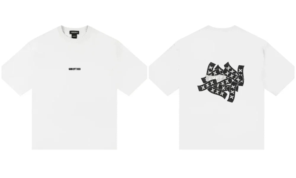 LYFT&XXX jointly Japan Brand Y2K Couple T-Shirts Men Street Fahion Oversize Loose Tee Hip Hop Harajuku Retro CBUM Unisex T Shirt ATFH
