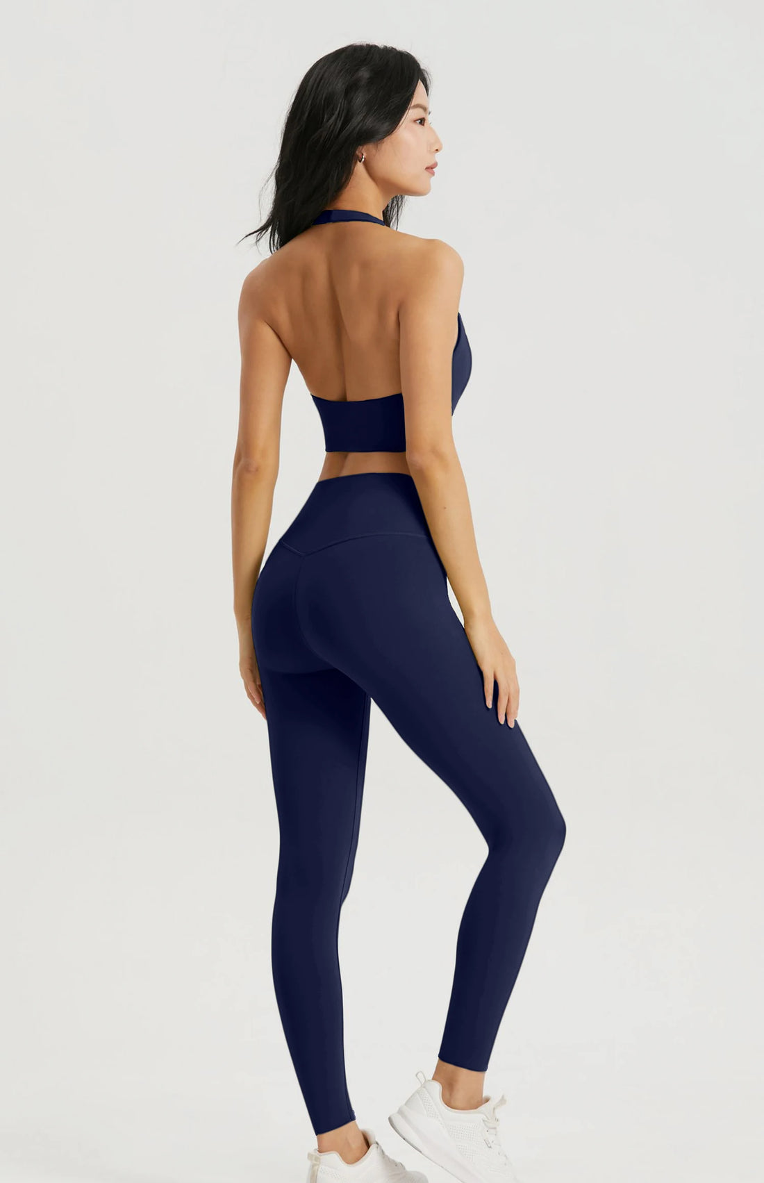 Yoga Tank Top Women Hanging Neck Yoga Top Breathable Shockproof Sports Vest Fitness Sport Bra Gym Crop Top Running Sportswear - ATFH