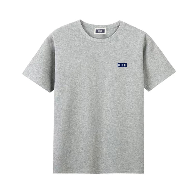 Summer Exported to Japan Korean Cotton Men Women T-shirt Embroidery letter Logo Couple Casual Loose O-Neck Short Sleeve Tees ATFH