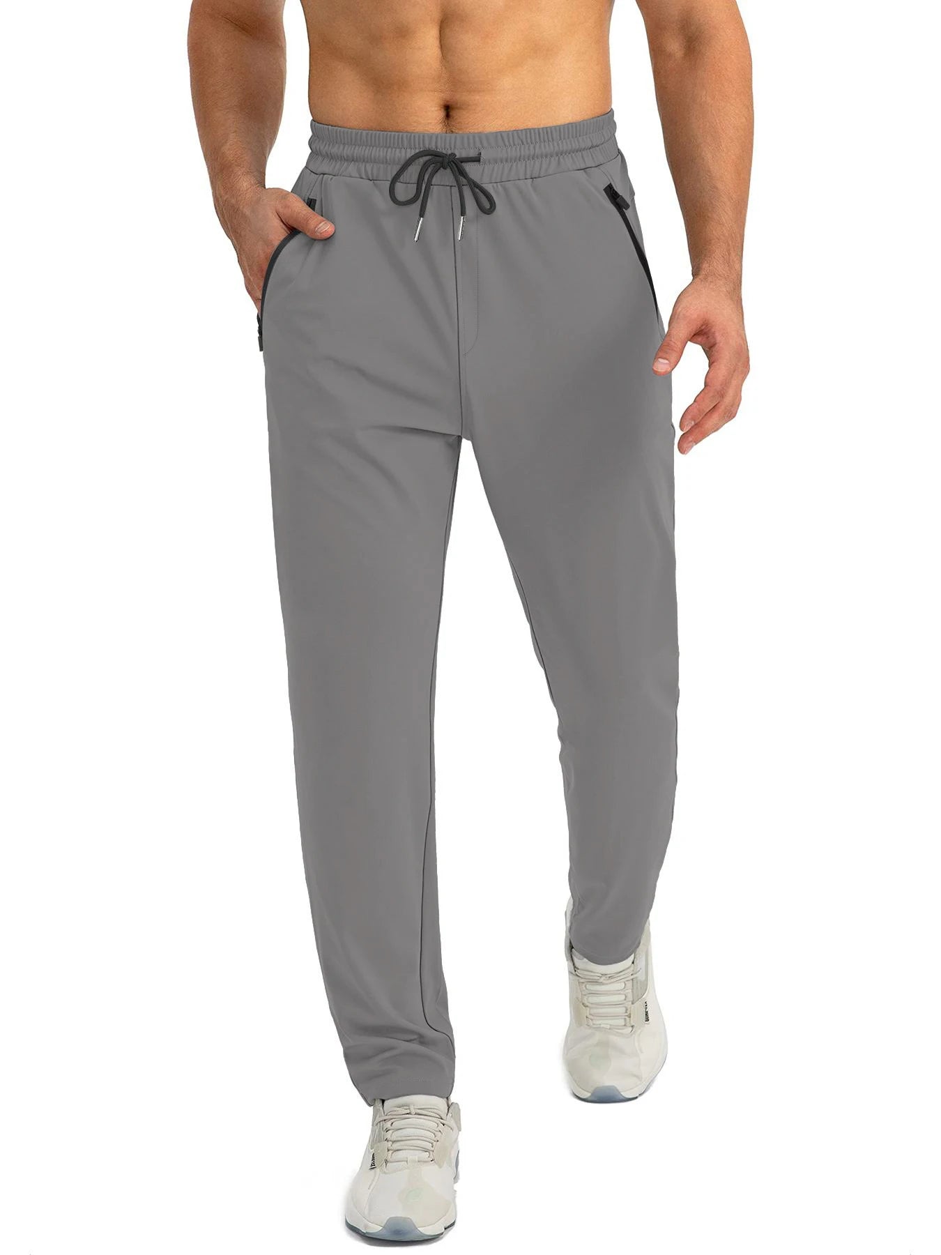 Men's sports pants, quick drying, loose fit, spring and summer running, outdoor casual pants, workwear