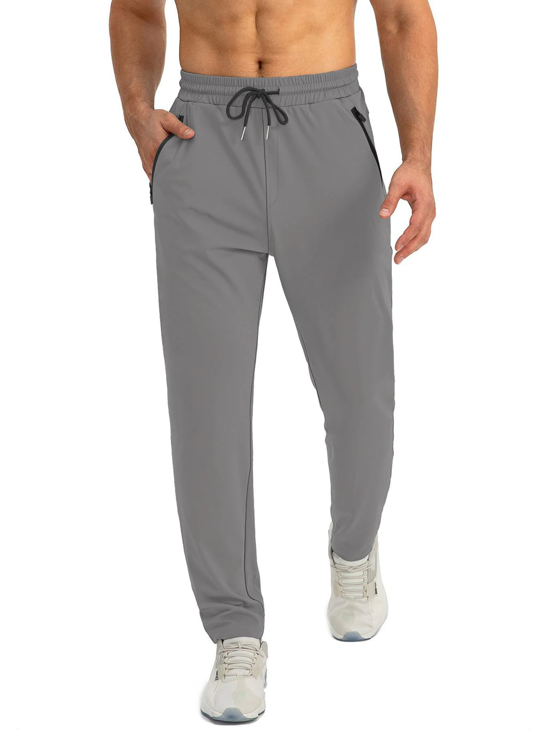 Men's sports pants, quick drying, loose fit, spring and summer running, outdoor casual pants, workwear