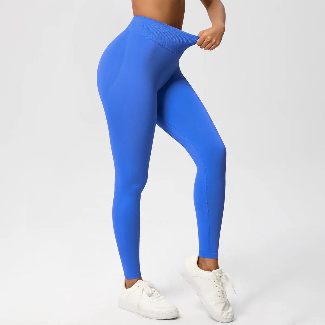 Seamless Yoga Legging Women Gym Sports Pants Scrunch Butt Elastic Yoga Pants Fitness Tights Hip-lifting Workout Gym Leggings ATFH