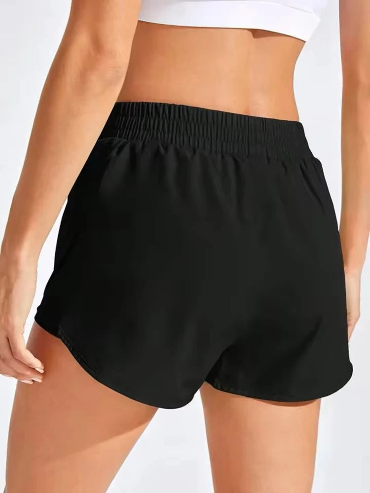 Yoga Shorts Women Fitness Elastic Running Workout Short Leggings For Ladies Gym Sport Shorts Fitness Sportwear Tahsi Fashion House
