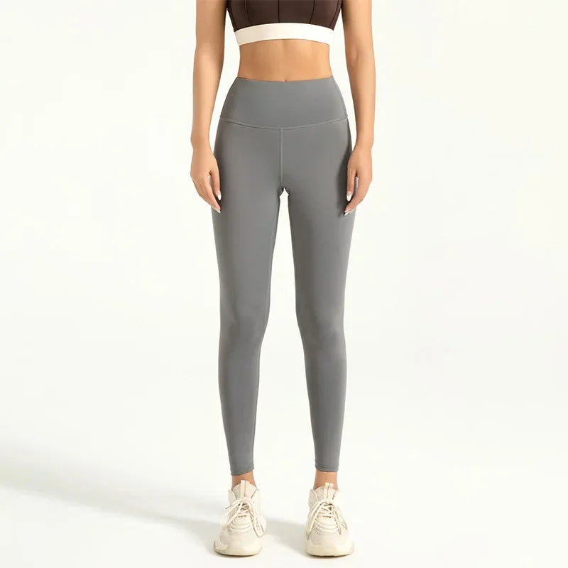 2025 New Sport Leggings for Women High Waist Yoga Leggings Soft Breathable Sports Tights Leggings Fitness Gym Elastic Pants Y2K - ATFH