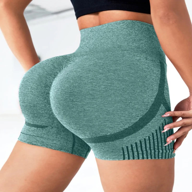 Yoga Underpants Seamless High-Elasticity High-Waist Quick-Drying Casual Sports Yoga Shorts Women's Tahsi Fashion House