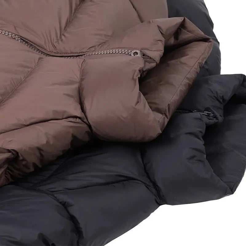 Autumn Winter Jacket for Women New Outwear Female Parka Cotton Winter Woman Coat Solid Color Short Parka Coat ATFH