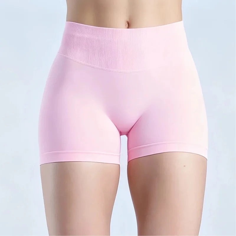 HISTELLO Impact Shorts 4.5‘’ Seamless Women Gym Sports Wear Butt Lift Fitness Short Pants Yoga Biker Running Workout Leggings