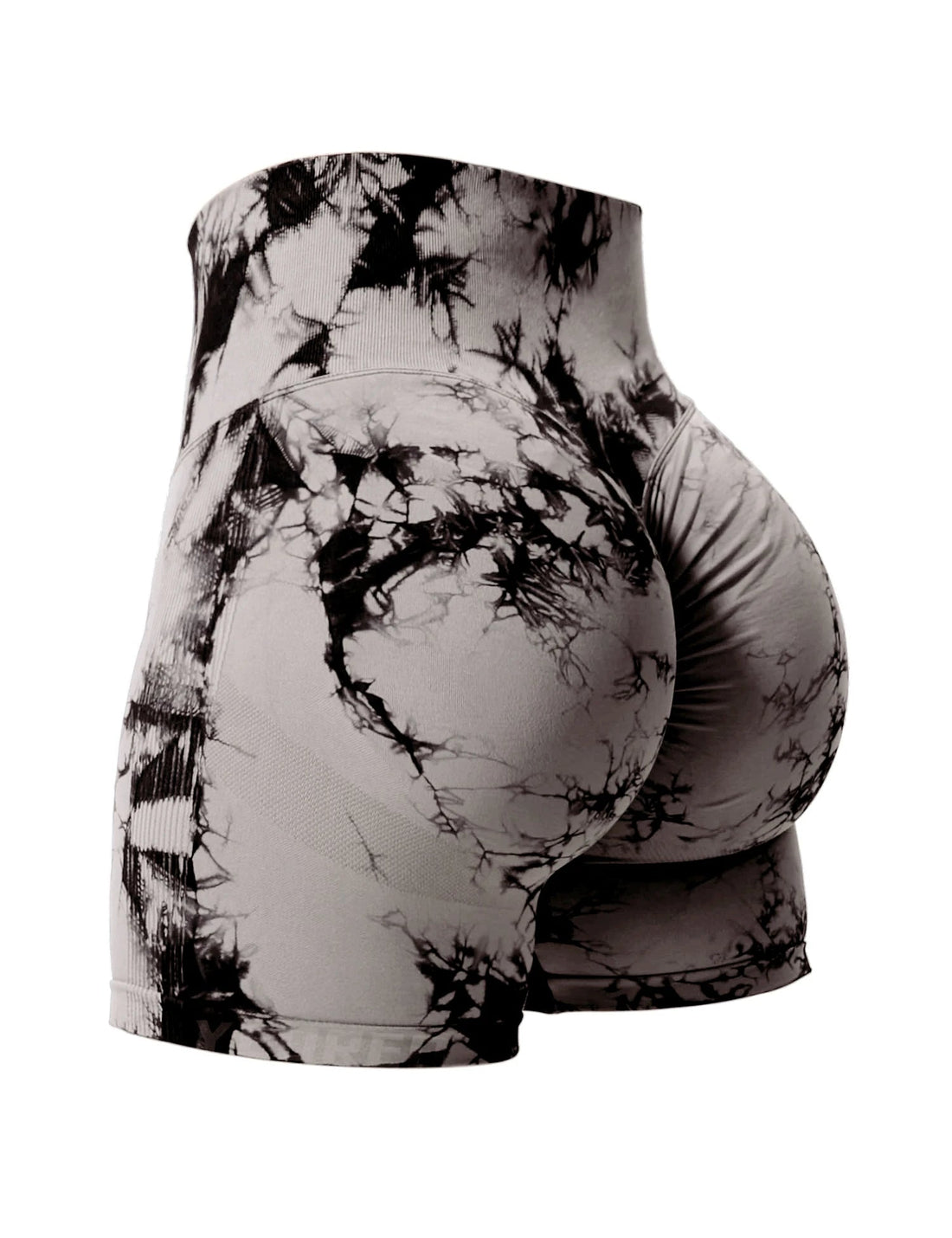 2PCS Tie Dye Butt Lifting Sexy Gym Shorts Woman Skinny Stretch High Waist Sport Shorts Casual Seamless Tahsi Fashion House