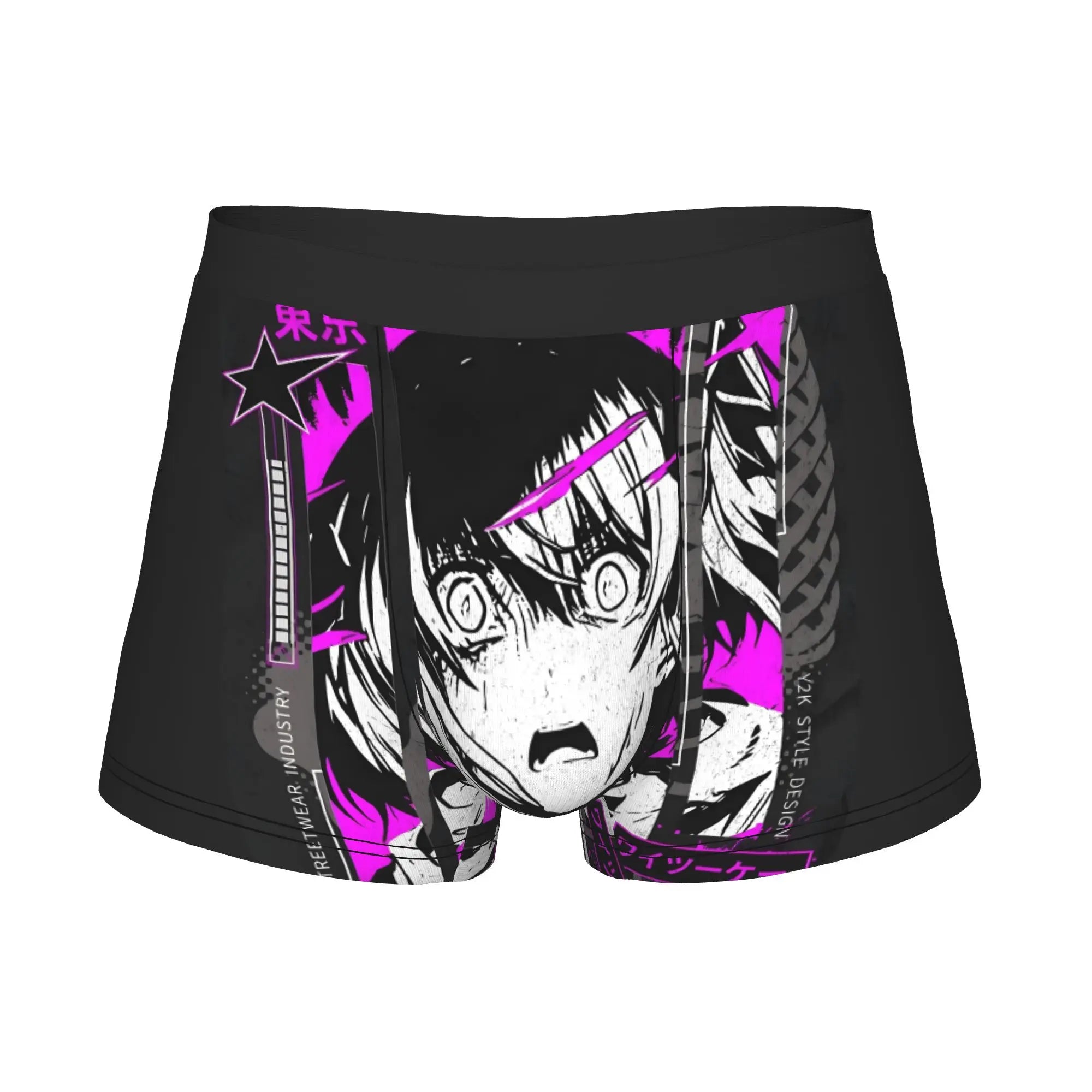 Tokyo Y2K Comics Boxers Shorts Men Anime Girl  Briefs Underwear Cool Underpants