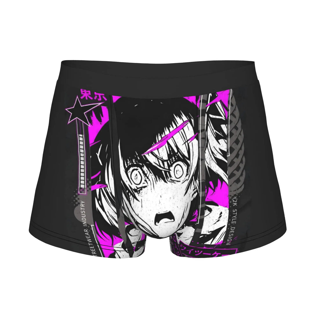 Tokyo Y2K Comics Boxers Shorts Men Anime Girl  Briefs Underwear Cool Underpants