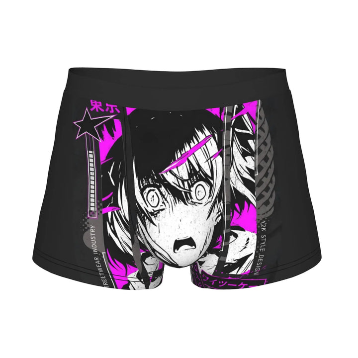 Tokyo Y2K Comics Boxers Shorts Men Anime Girl  Briefs Underwear Cool Underpants