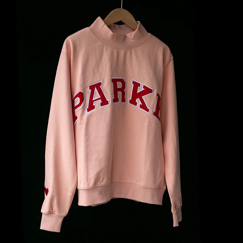 Rowan AAPK-Y046-2 Women O-Neck Long Sleeve Female Pullover Love Letter Embroidery Sweatshirts Vintage Casual Sport Lady Top 2026 - ATFH