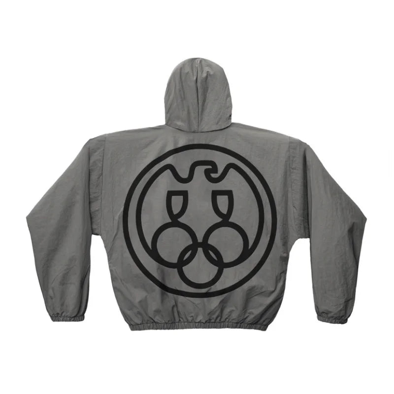 Yeezy Kanye Sunscreen Zippered Hooded Windbreaker Coat Lightweight Breathable Outdoor Jacket - ATFH