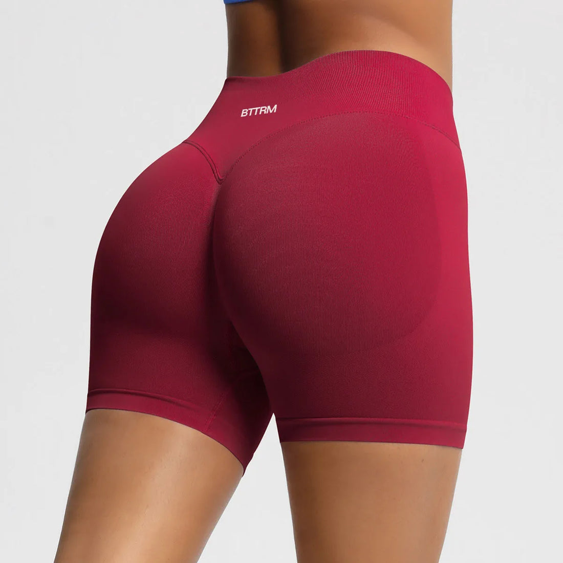 BetterMe High Waisted Yoga Shorts Fashionable and Sexy Running Fitness Pants Solid Color Yoga Leggings