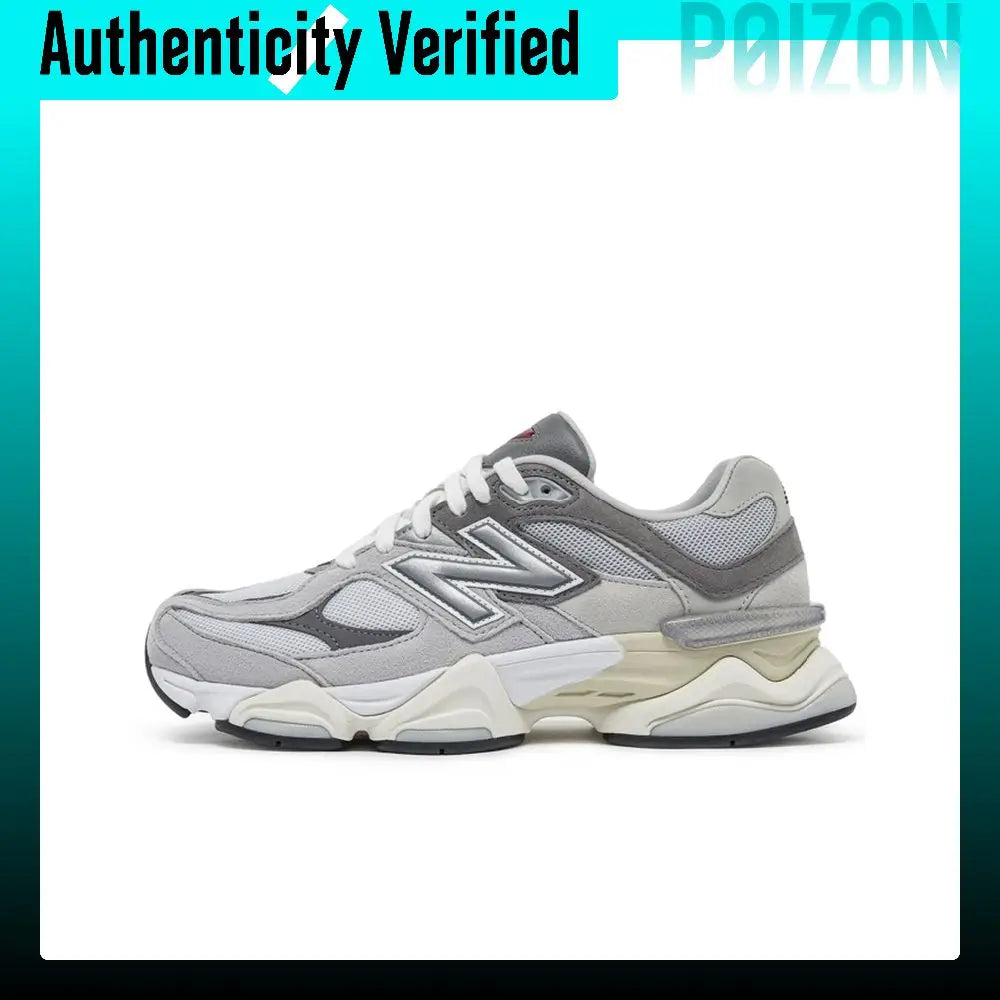New Balance NB 9060 Classic And Versatile Low top Casual Shoes Unisex Light Gray U9060GRY