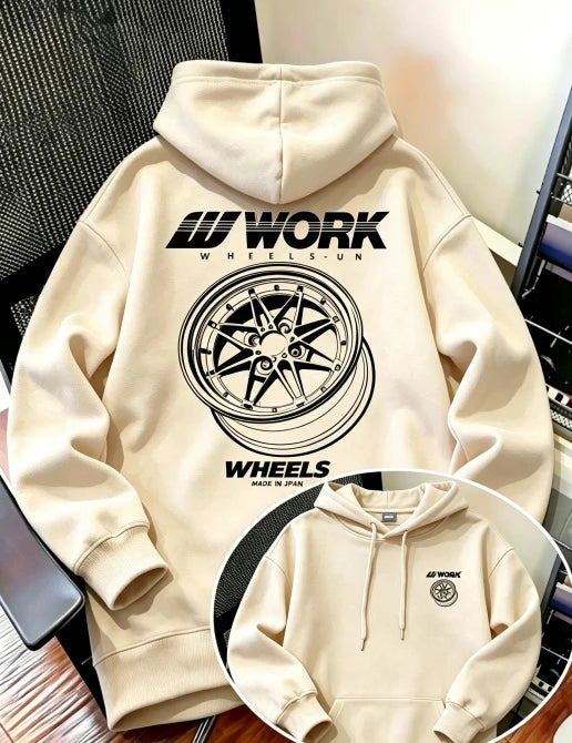 Hotsale Hoodie Men Vintage Japan Auto Tuning Culture casual Hooded Sweatshirt Oversized Loose Streetwear Pullover With Pocket