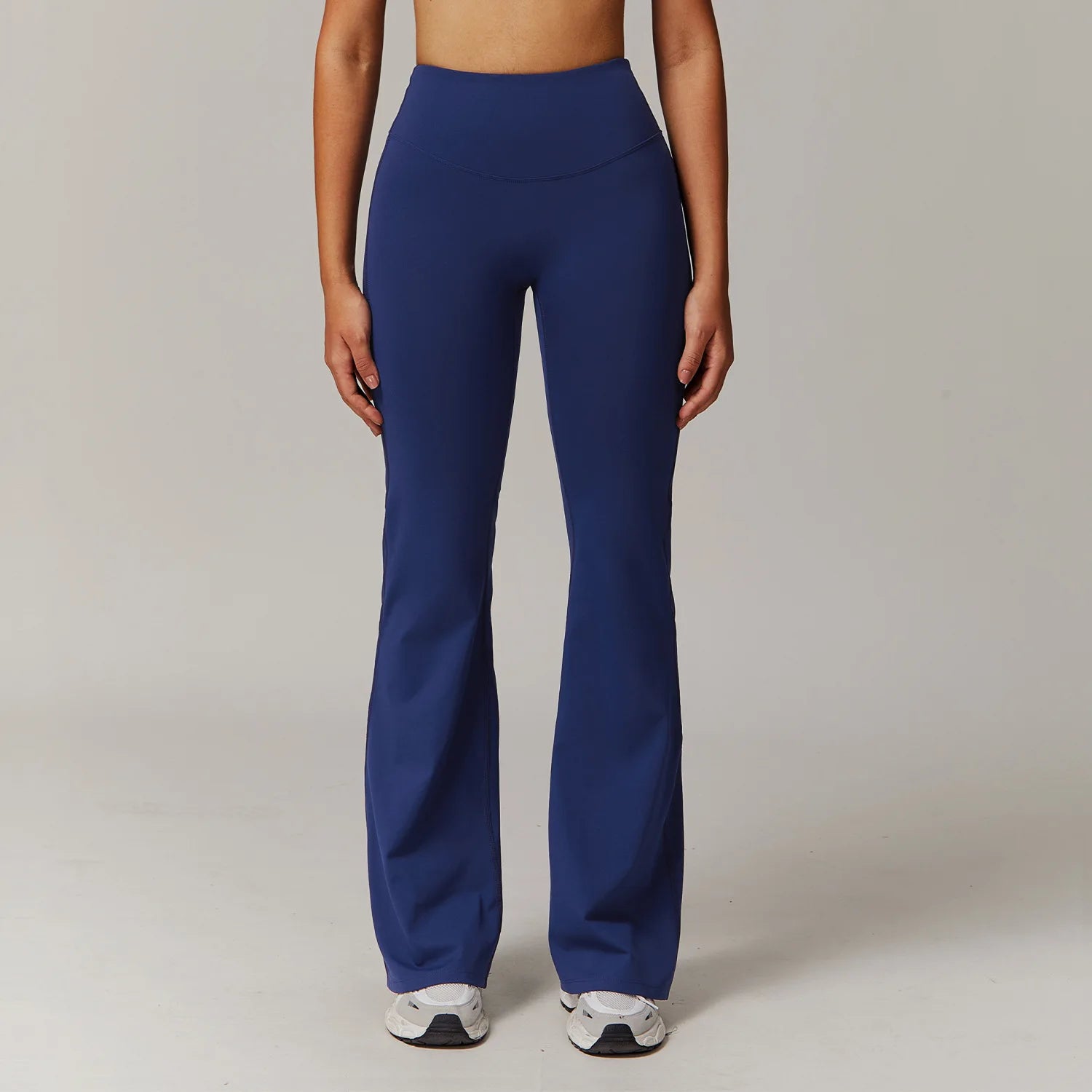 High Waist Wide Leg Pants Leggings Women Tights Fitness Bell-bottoms Yoga Elastic Leggings Push Up Gym Workout Flared Pants ATFH