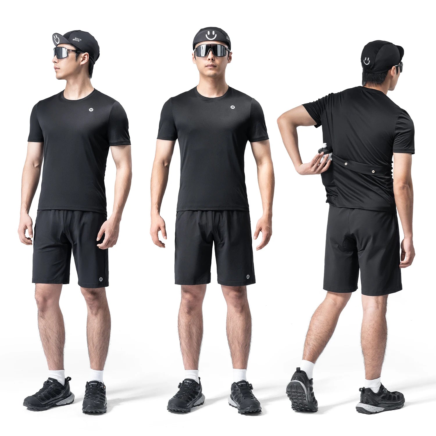 ROCKBROS Short Sleeve Sport Cycling Jersey MTB Summer Bike Shirt 100% Polyester Breathable Fabric T-Shirt Sun Protection