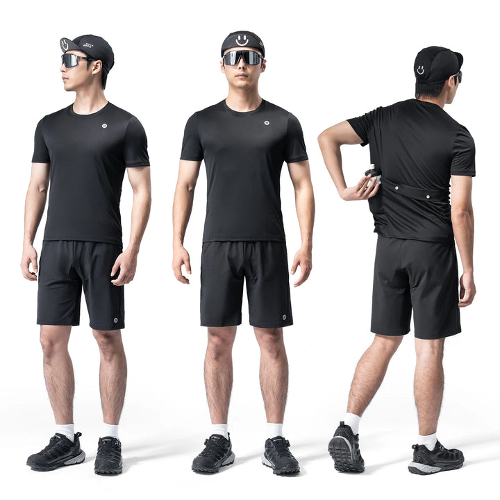 ROCKBROS Short Sleeve Sport Cycling Jersey MTB Summer Bike Shirt 100% Polyester Breathable Fabric T-Shirt Sun Protection