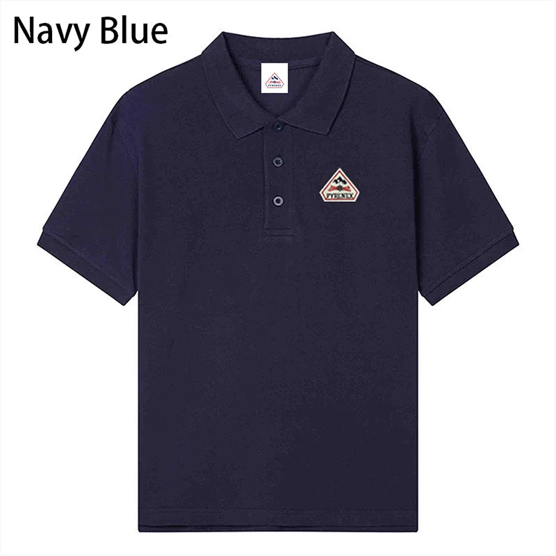 Men Women Same Polo Shirt Europe Style brand Letters Embroidery T-shirt Cotton Comfortable Short Sleeve Summer Quality Tees Top