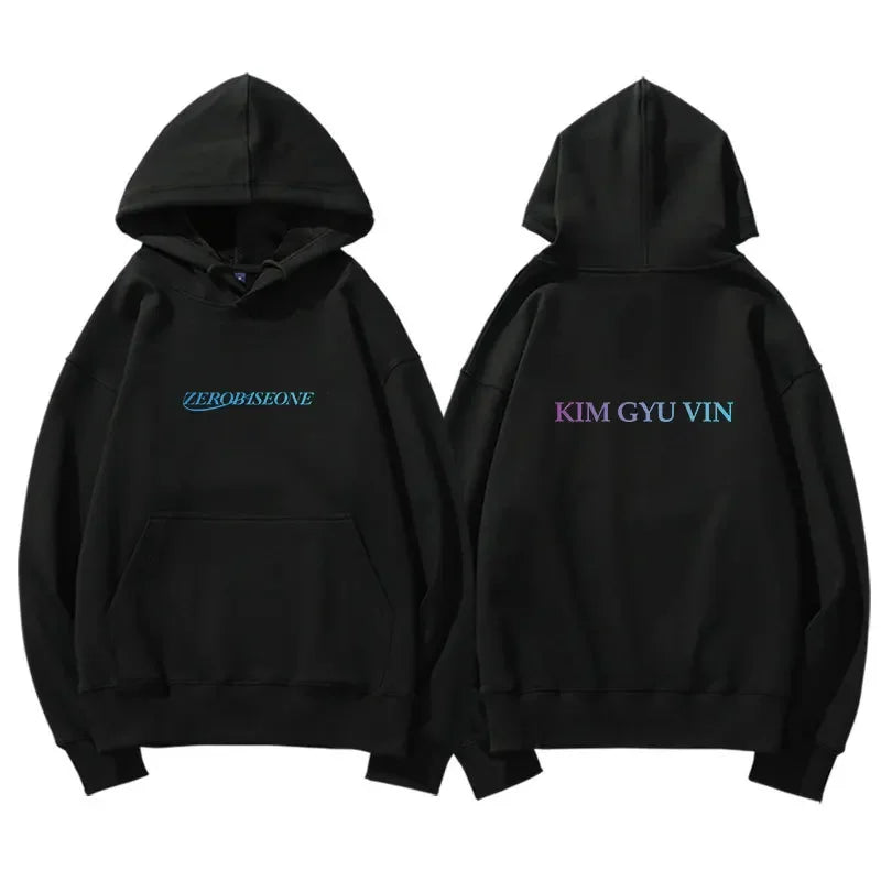 KPOP Summer ZEROBASEONE Ablum Oversized Women/Men Hoodie Sweatshirt ZHANG HAO SUNG HAN BIN RICKY MATTHEW HANYUJIN K-POP Clothes - ATFH