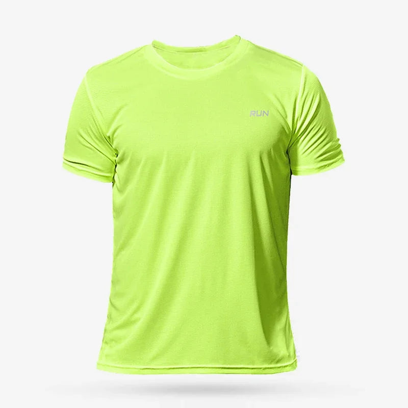 Men Fashion Soild t-Shirts Short Sleeve White Tops Tee Man Breathable Ice Silk Gym t Shirt Quick Dry Running Football Shirts 4XL