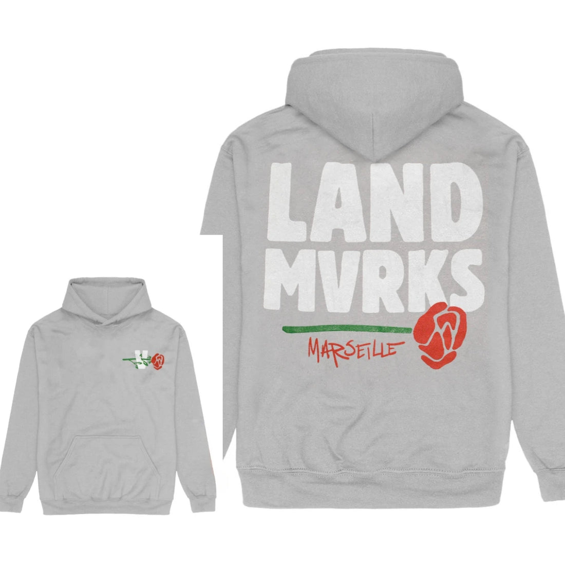 New Landmvrks Band Print Hoodie Retro Style Hoodie Men and Women Can Wear Autumn and Winter Hoodie - ATFH