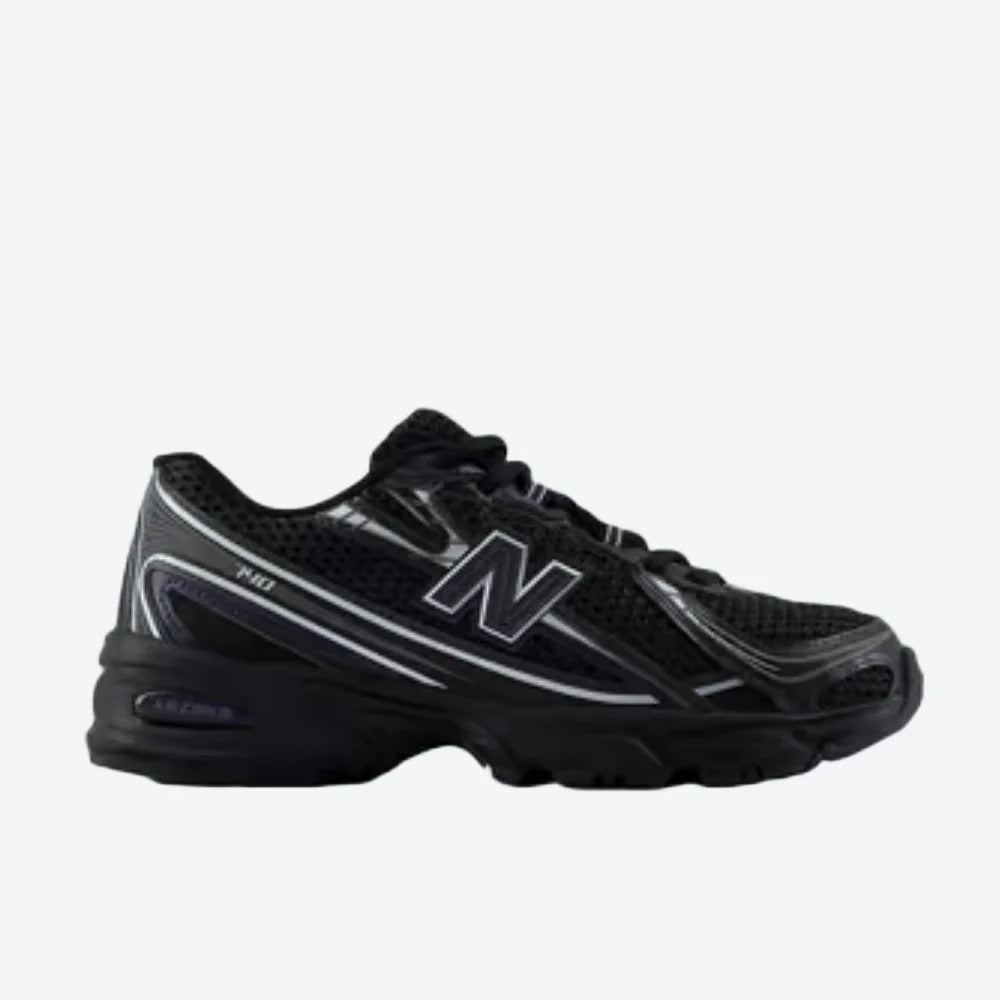 New Balance NB740 Unisex Low-Top Cushioned Running Shoes – Black, Soft & Comfortable, Non-Slip, Durable GR740BM