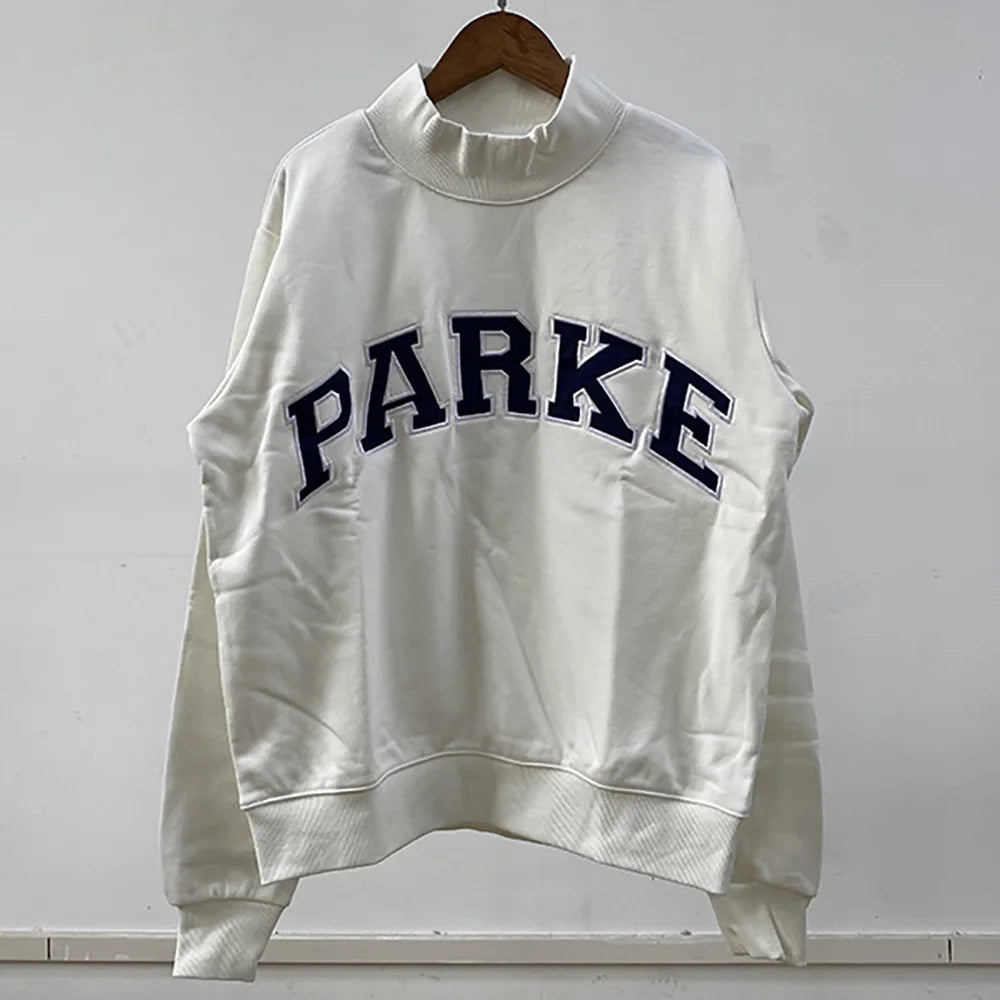 Rowan AAPK-Y002 Women O-Neck Long Sleeve Female Pullover Letter Embroidery Sweatshirts Vintage Casual Sports Lady Top 2026 - ATFH