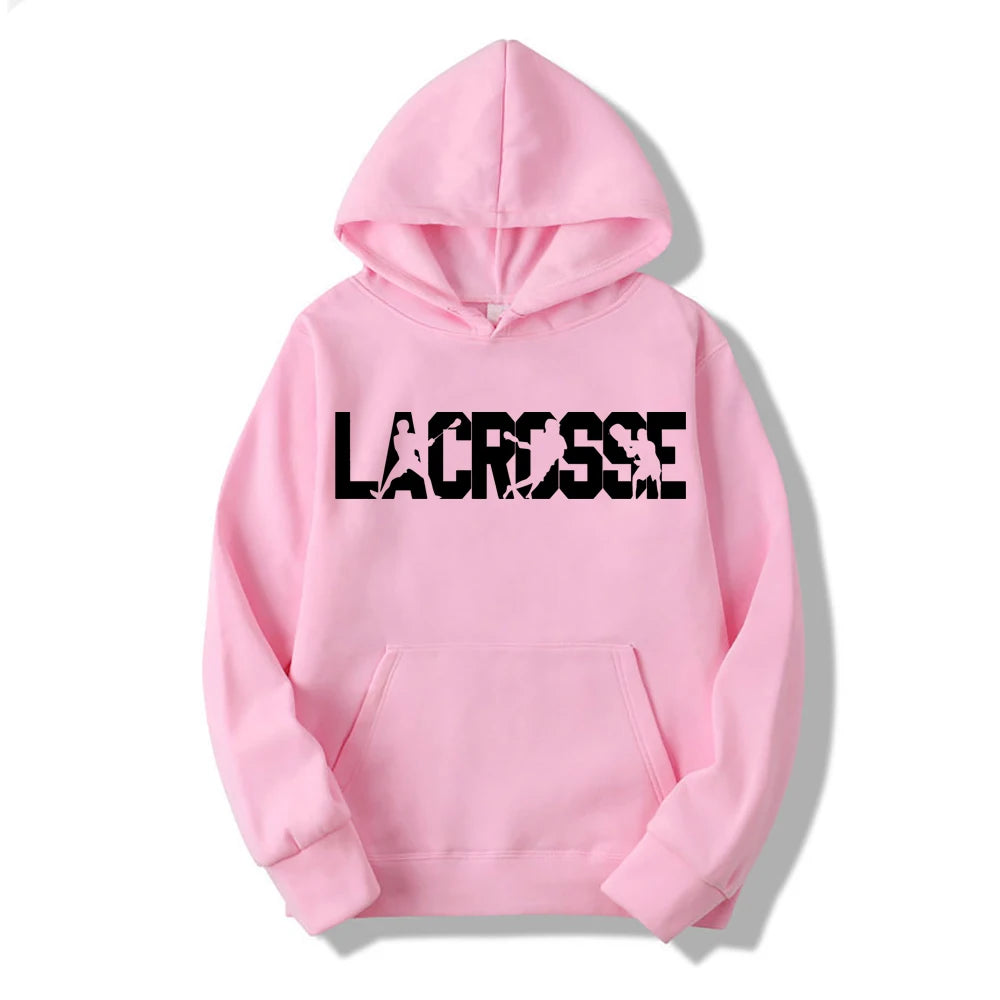 Lacrosse Hoodie Lacrosse Fan Gift Love Sport Print Sweatshirt Hoodie - ATFH