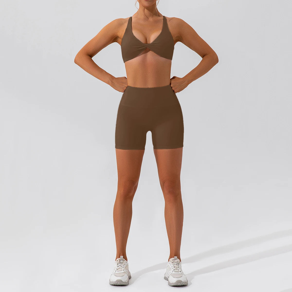 Summer 2PCS Yoga Suit Sports Set Women Quick-Dry Gym Set Women Tracksuit Running Workout Long Sleeve Sports Shirt Yoga Clothing - ATFH