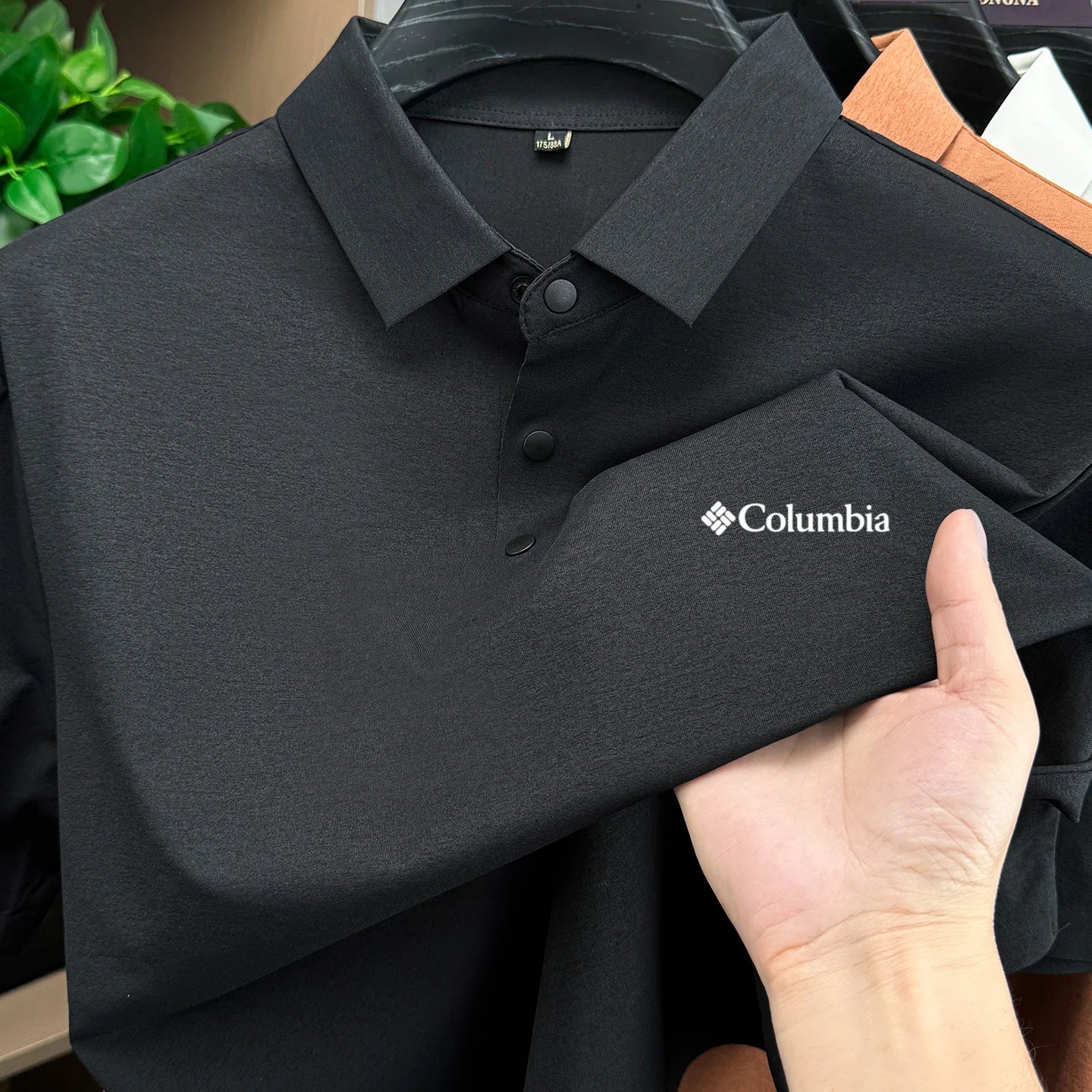 Men's summer quick drying polo shirt fashion letter embroidery business leisure comfort commut ventilate short sleeve Tshirt