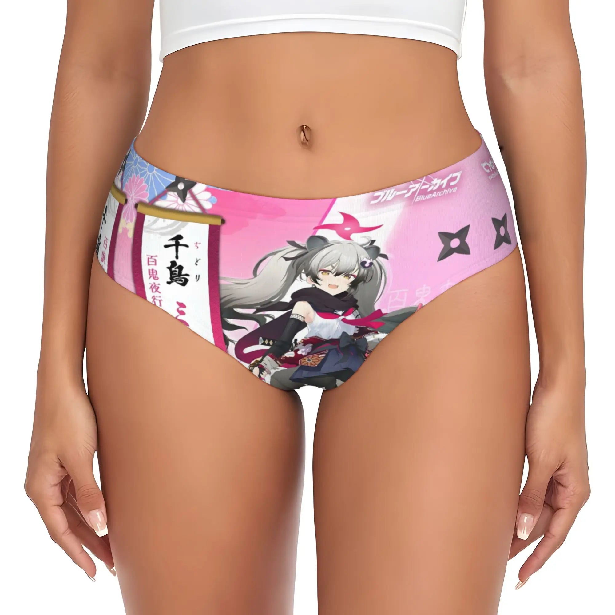 Game Japan Anime Tenkafuma  Brief Panties Women Comfort Stretch Comic  Underwear