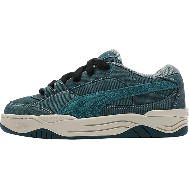 Puma Authentic Autumn and Winter Men and Women's Wear-resistant Wide Shoelace Retro Casual Skate Shoes 398191-02