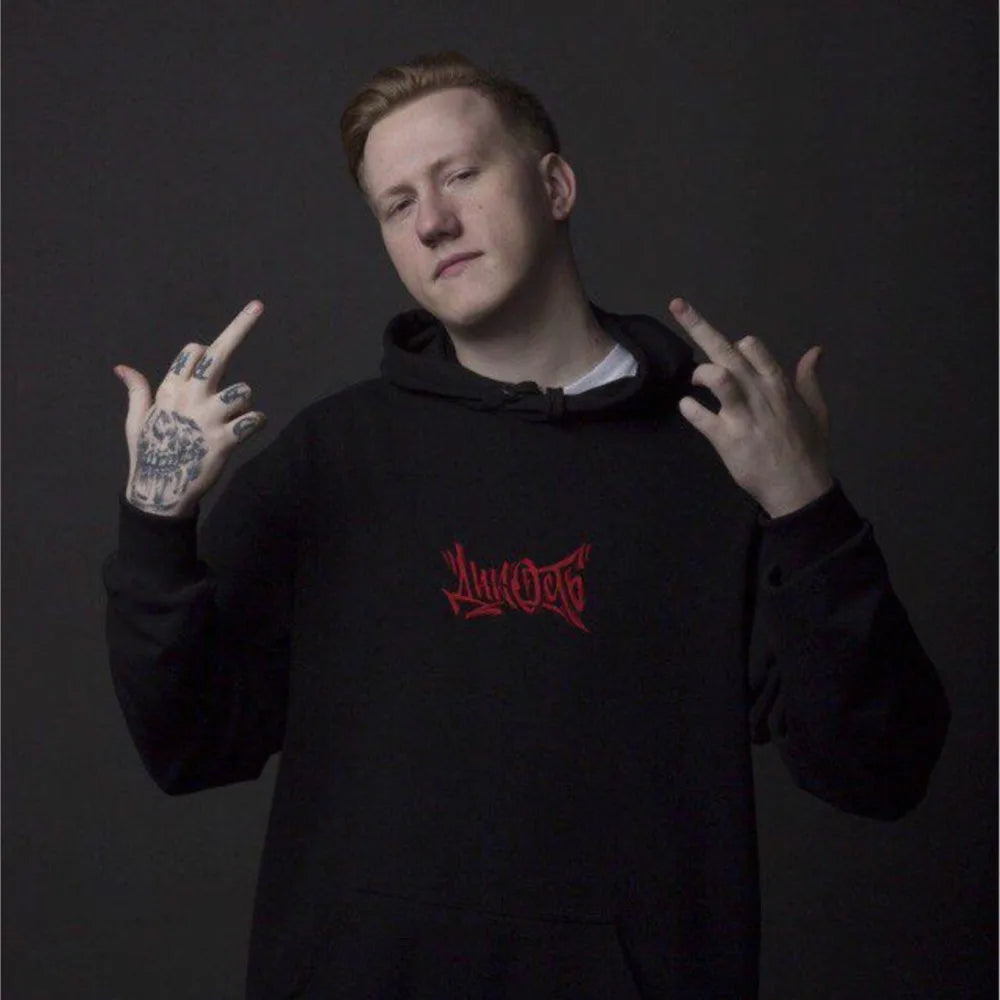 Y2K Hoodies Men Harajuku Hip Hop Graphic Print Loose Sweatshirts Letter Punk Rock Goth Clothes Top Goth Pants Streetwear - ATFH