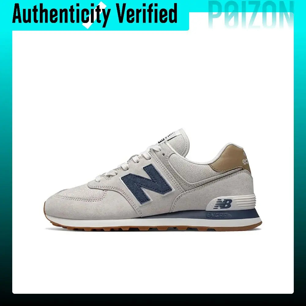 New Balance NB 574 Fabric Cushioning Abrasion Resistant Breathable Support Low top Casual City Commuting Running Shoes ML574LGI