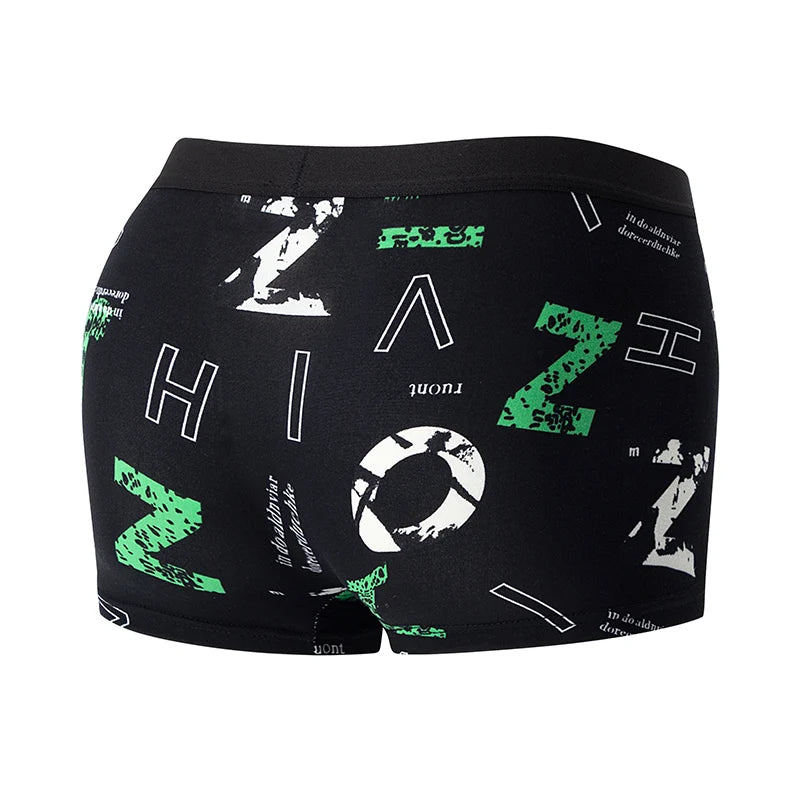 4/10-Men's Underwear Random Set Youth Quick Drying Breathable Sports Comfortable Casual Plus Size Flat Corner Pants Trendy
