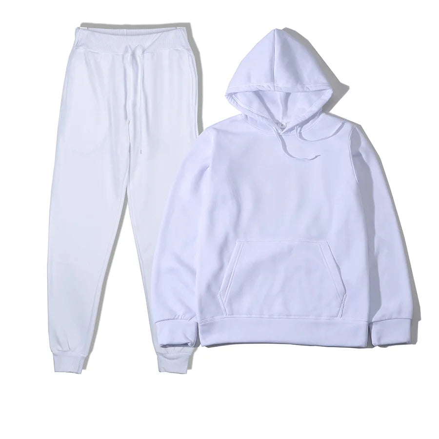 Men's Sports Suits Fashion Tracksuit Women Hoodies + Pants Two Pieces Sets Running Casual Sweatshirts Sweatpants Men's Clothing ATFH