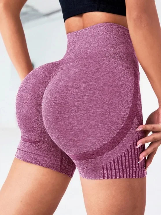 Yoga Underpants Seamless High-Elasticity High-Waist Quick-Drying Casual Sports Yoga Shorts Women's Tahsi Fashion House