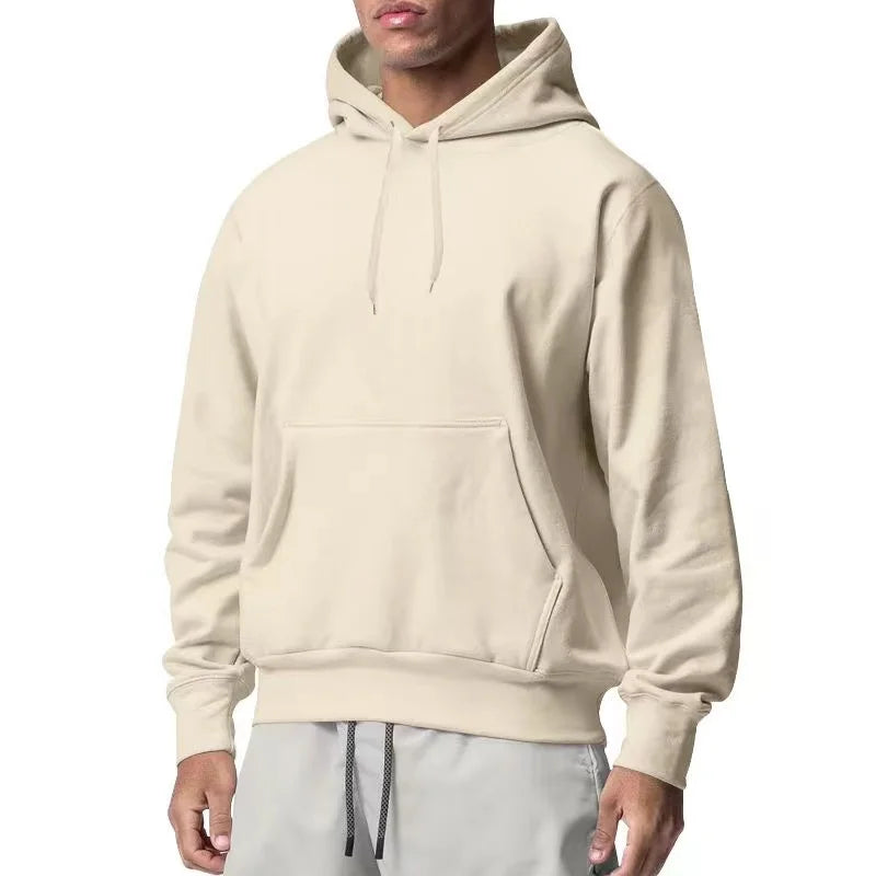 Plain Pullover Fleece Hoodies Unisex Wholesale Hooded Sweatshirt Men Cheap Sublimation Black Hoodie For Men Sudaderas De Hombre - ATFH