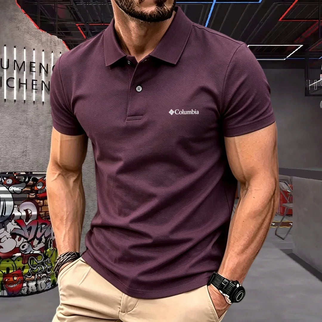 100% pure cotton 2026high-end brand men's short sleeve polo shirt summer fashion luxury logo embroidered golf top casual T-shirt